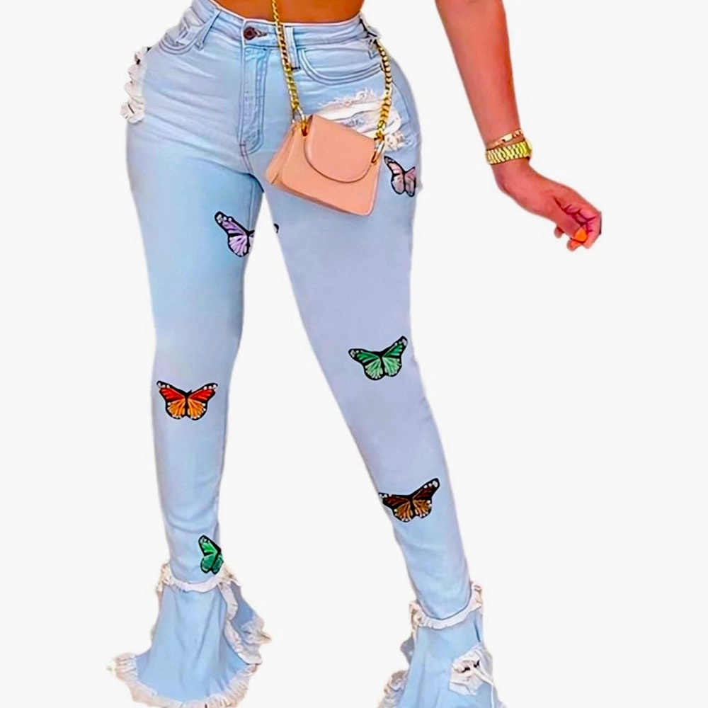 Butterfly jeans